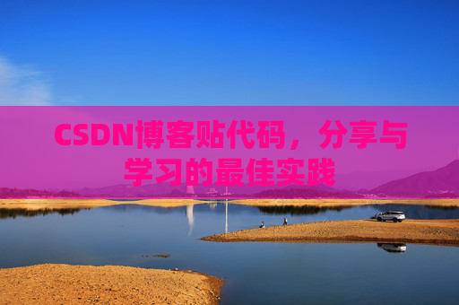 CSDN博客贴代码,分享与学习的最佳实践